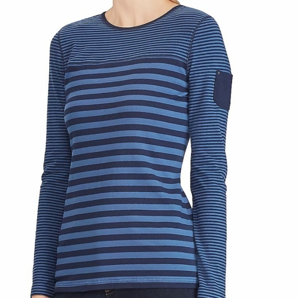 🆕Chaps Striped Tee - Picture 1 of 8